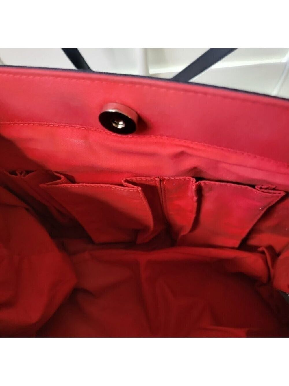 Preston & York Cloth Shoulder Bag - Blue & Red - Picture 9 of 15